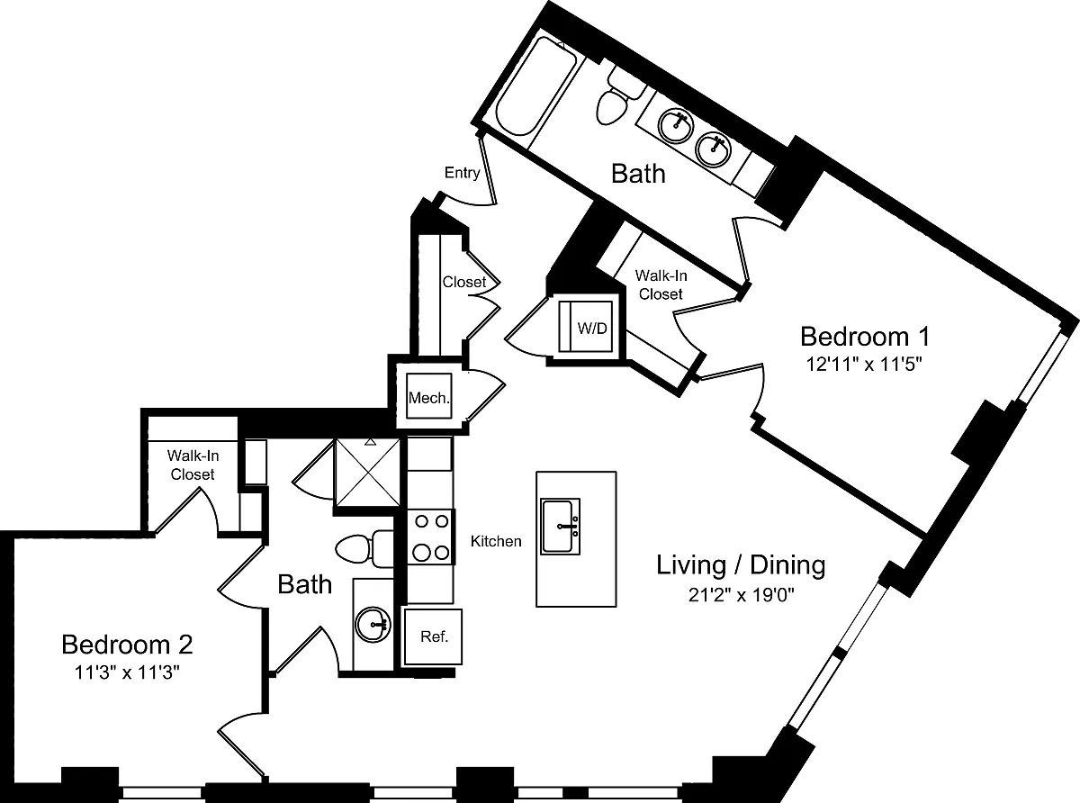 Floor plan B03