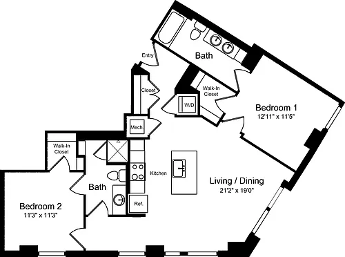 Floor plan B03