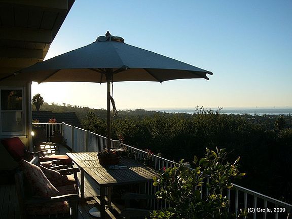 deck towards sunrise