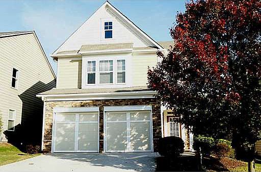 Stone accents on exterior
