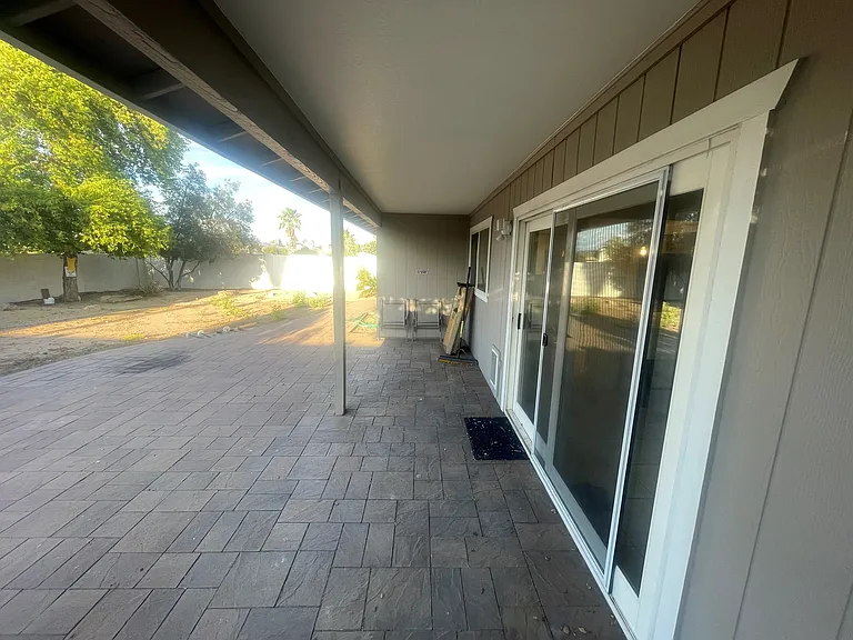 Backyard - Large covered patio!