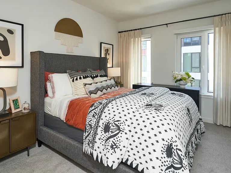 Carpeted Bedroom