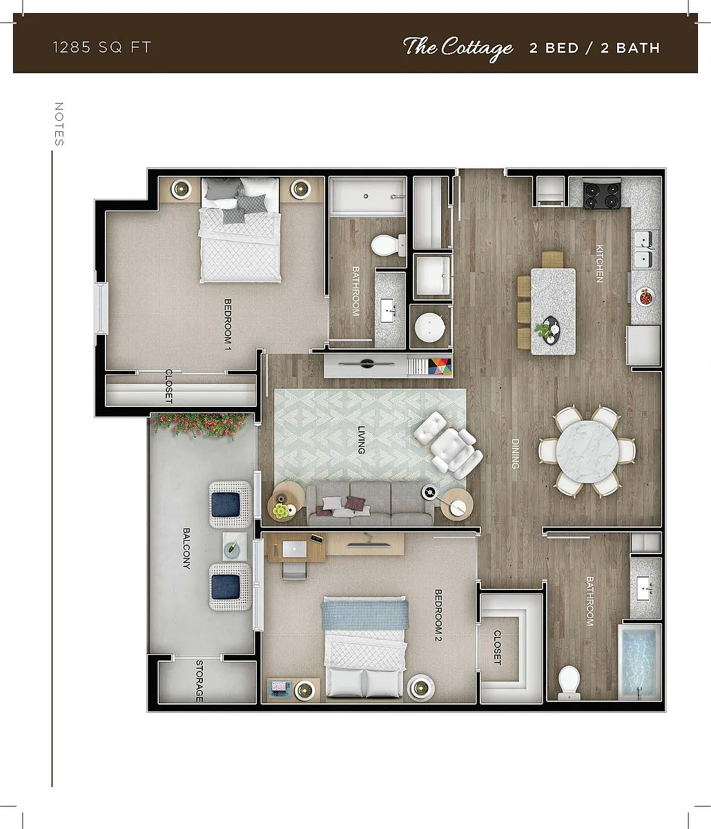 Floor plan The Cottage