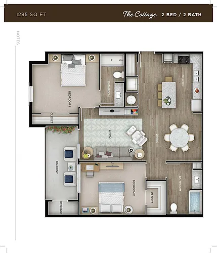 Floor plan The Cottage