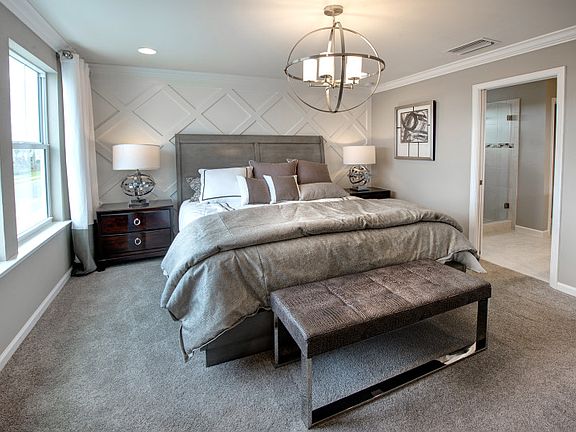 Model Representation Spacious owner s suite with large walk-in closet