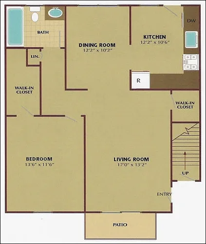Floor plan 1 Bedroom