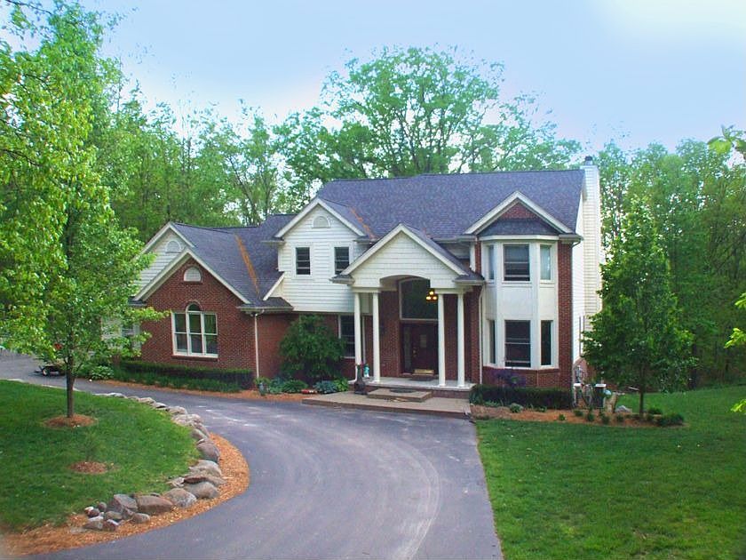 Fine home with circle drive