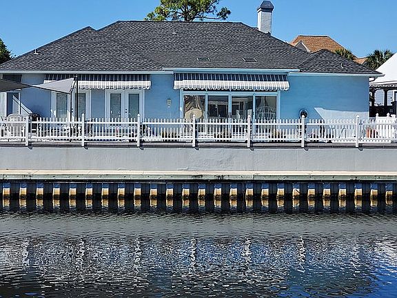 Rear of house on canal