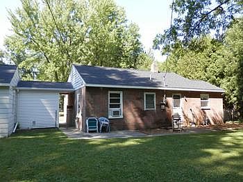 Nice cement patio in back & fenced yard