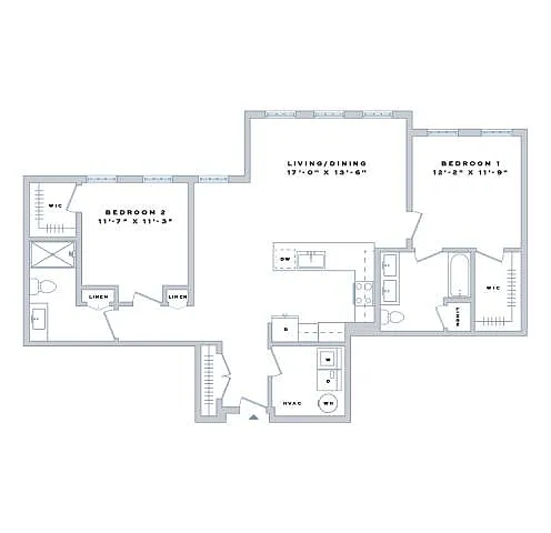 Floor plan B8