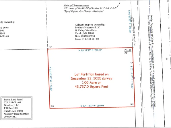 Coley Rd, Tupelo, MS 38801