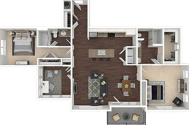 B4 3D Floorplan B4 3D Floorplan