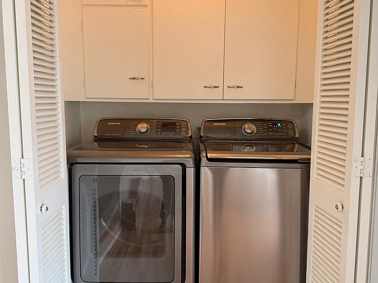 Laundry & Storage: Washer & Dryer Included