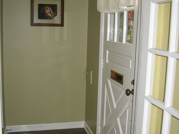 Vestibule catches the cold air as you enter through the front door. 
