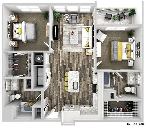 Floor plan B2 - The Rook