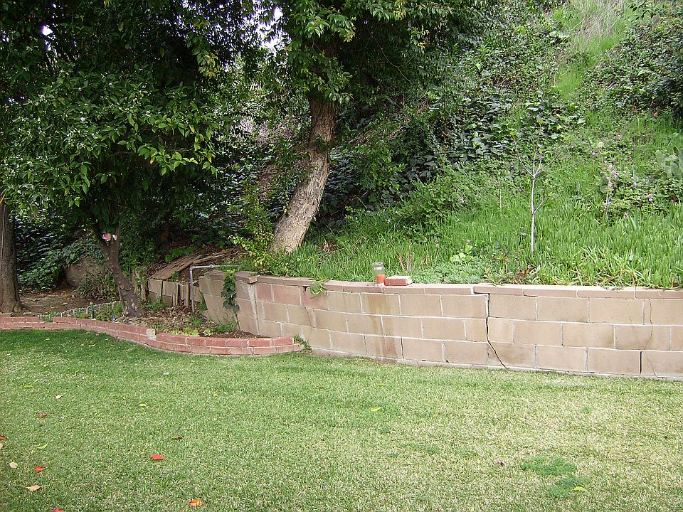 spacious backyard