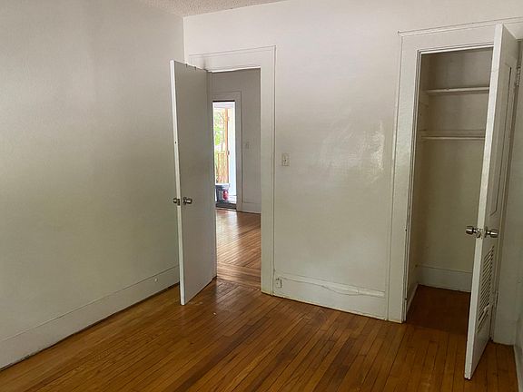 bedroom looking into living room