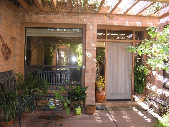 Front door from courtyard