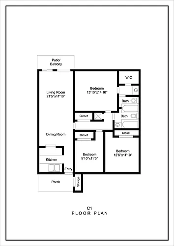 Floor plan C1