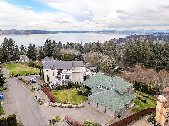 Aerial view of the property