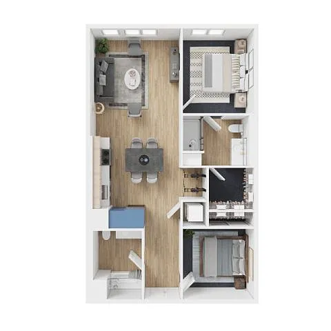 Floor plan 2X2 - E4