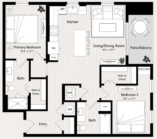 Floor plan B3