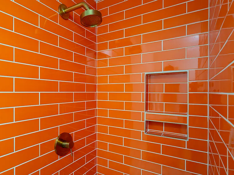 Main Floor Shower off Sunroom.