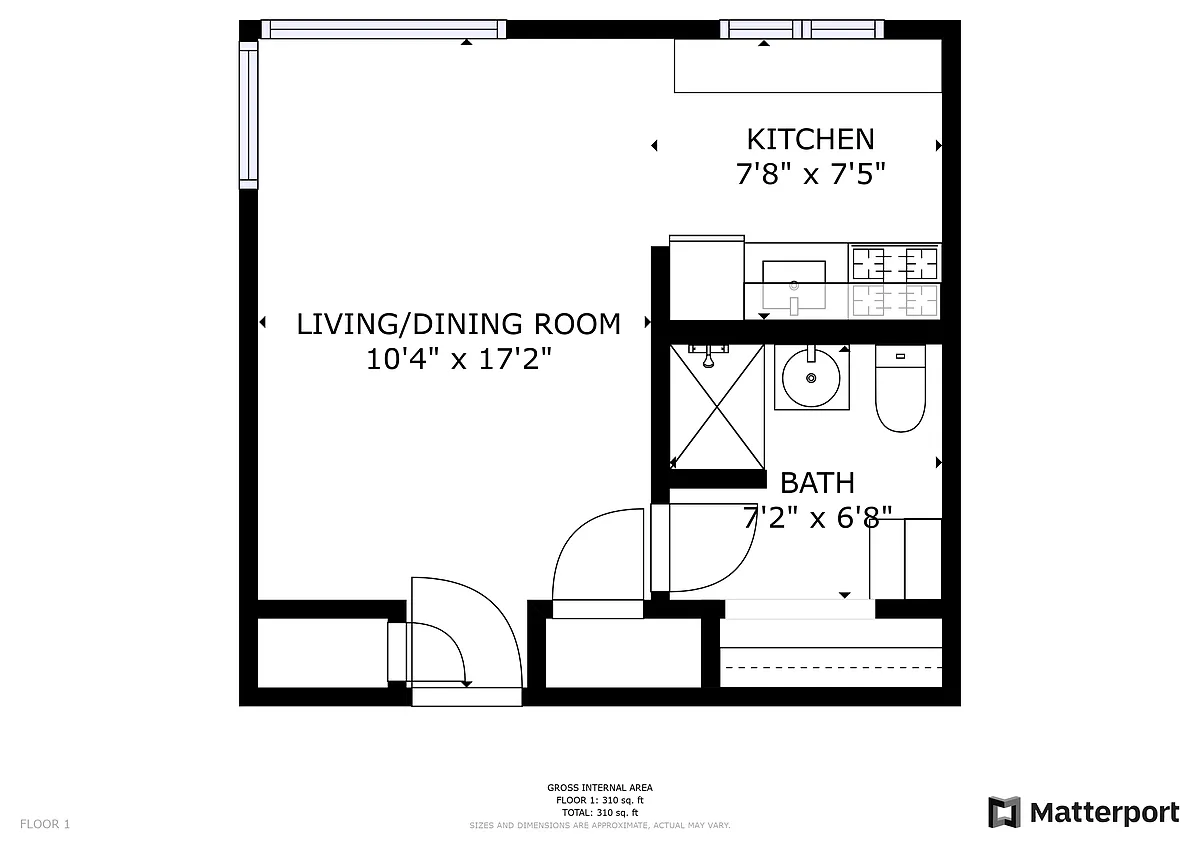 Floor plan Studio