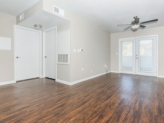 ADA unit entry way and living room areas