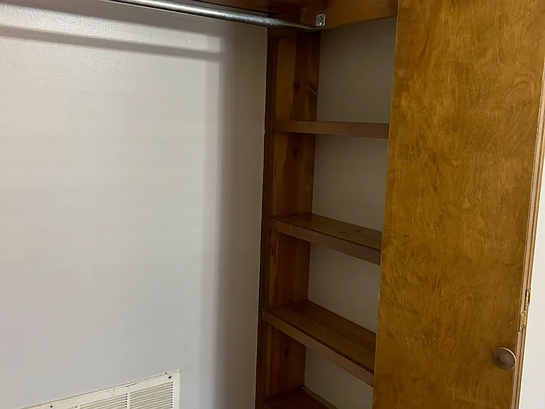 Spare bedroom closet
