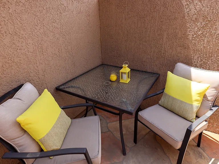 Courtyard outside of casita