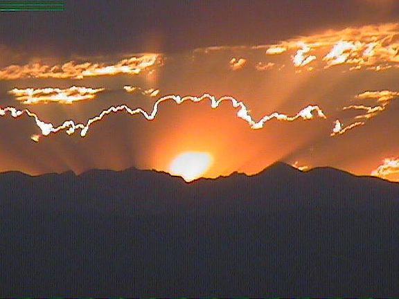 Sunset from your deck!