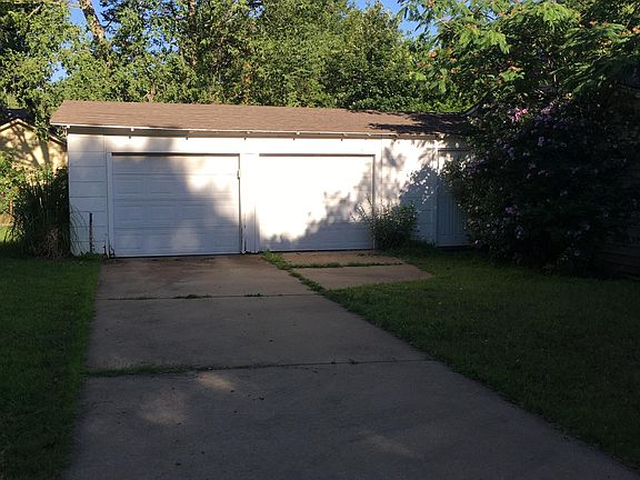 2 car garage with small additional work area