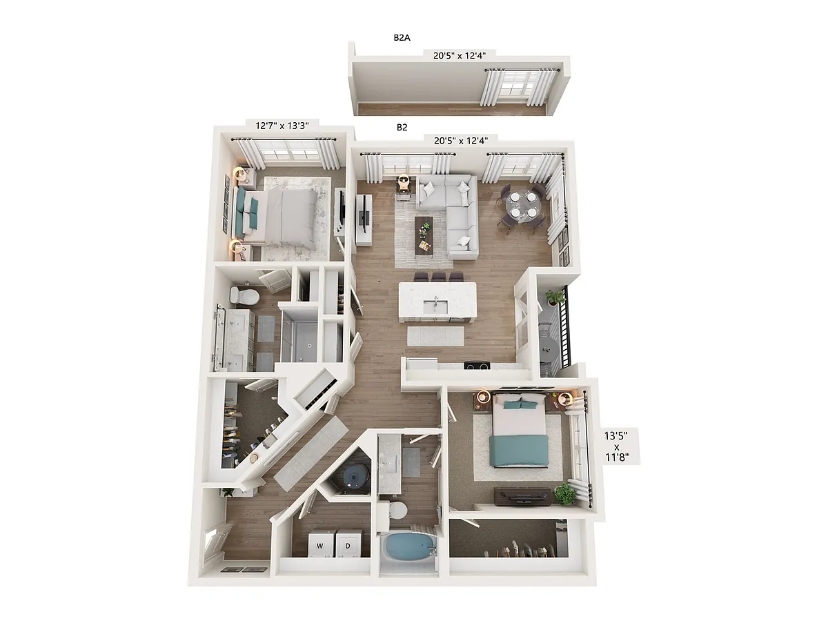 Floor plan B2