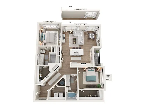 Floor plan B2A