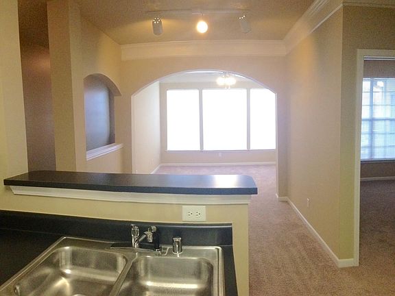 Gorgeous view from the kitchen to the living room