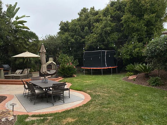 Spacious backyard