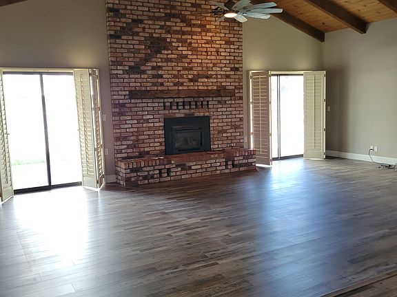 Spacious but cozy living room.