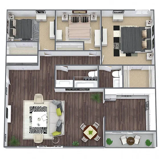 Floor plan 3A