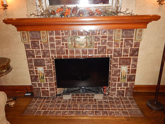ceramic fireplace