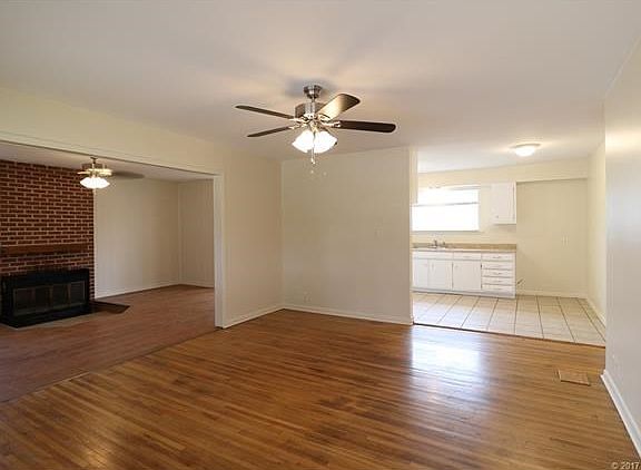 Living Room and Den from Front Door