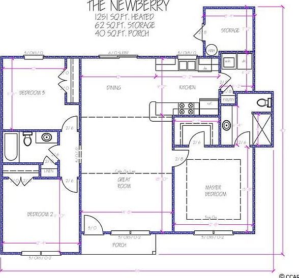 2nd image of 1946 West Homewood Rd. Lot 5 - Newberry plan
