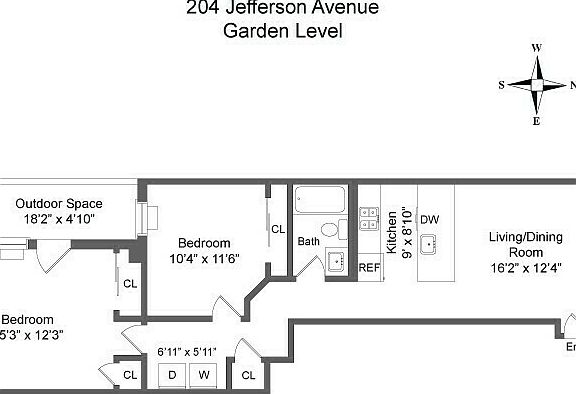2nd image of 204 Jefferson Ave #1