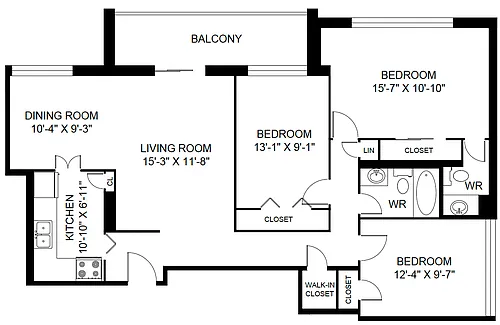 Floor plan 1105