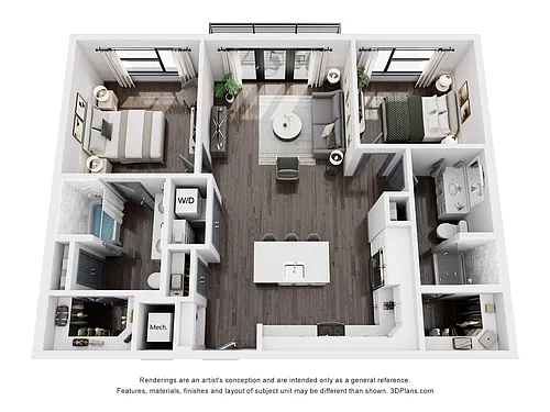 Floor plan B3