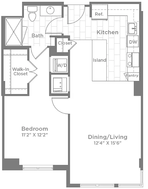 Floor plan A1b
