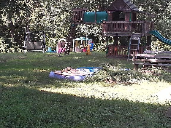 Back yard, including childre