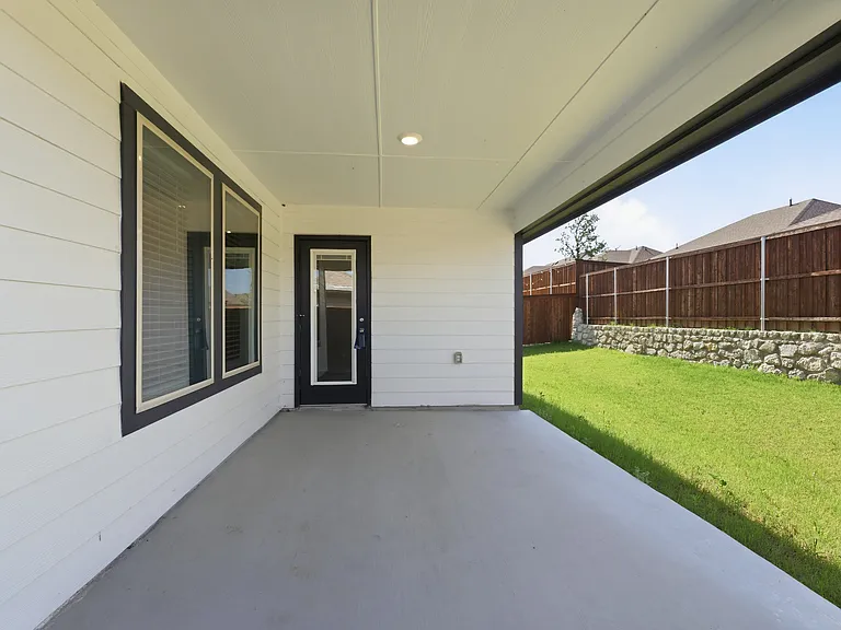 Covered patio