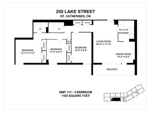 Floor plan 3 Bedroom