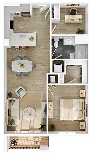 Floor plan The Harvard